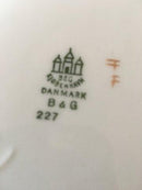 Bing & Grøndahl Rund Asiet med Lilla Blomst No 227