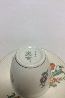 Bing & Grøndahl Saksisk Blomst, Creme Kaffekop med underkop No. 102