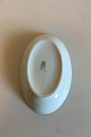 Bing & Grøndahl Saksisk Blomst, Håndmalet Ovalt fad No 39