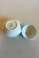 Bing & Grøndahl Saksisk Blomst, Håndmalet Smørskål med låg