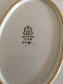 Bing & Grøndahl Saksisk Blomst Ovalt Serveringsfad No 15