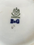 Bing & Grøndahl Sidetallerken med Lilla Blomst