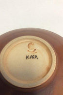 Bing & Grøndahl Stentøjsskål med fugl No K169