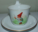 Bing & Grøndahl Store Morgen Kopper med Nisse Motiver