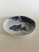 Bing & Grøndahl Unika Fiske Vægtallerken af Hans Peter Kofoed No 132