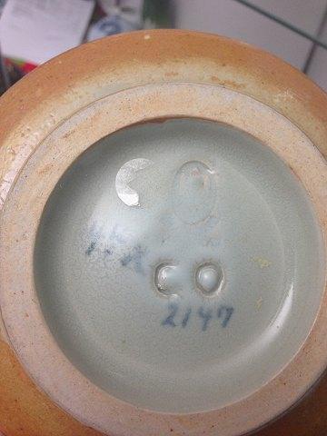 Bing & Grondahl Unika Stentøjsskål af Cathinka Olsen No 2147