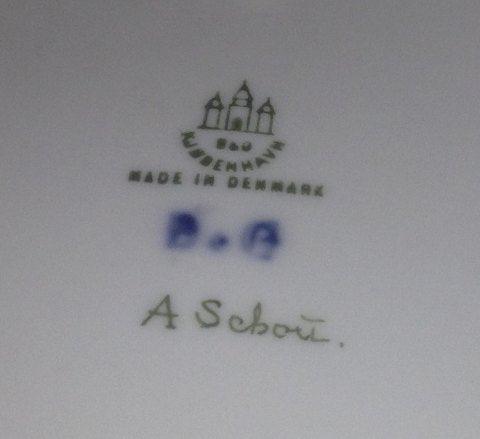 Bing & Grøndahl Unika Tallerken af Amalie Schou