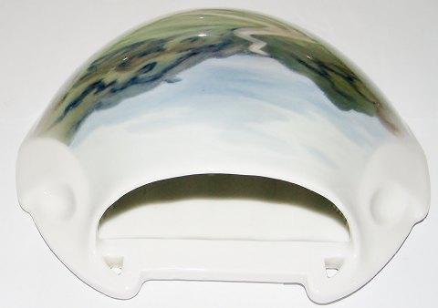 Bing & Grøndahl Væg vase med landskabs motiv