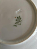 Bing & Grondahl Wagner Cake Plate No 28A. Wine Red and Golden Border