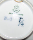 Bing og Grøndahl Art Nouveau Vægtallerken med Stork No F/4