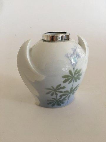 Bing og Grøndahl Art Nouveau Vase med Sølv top