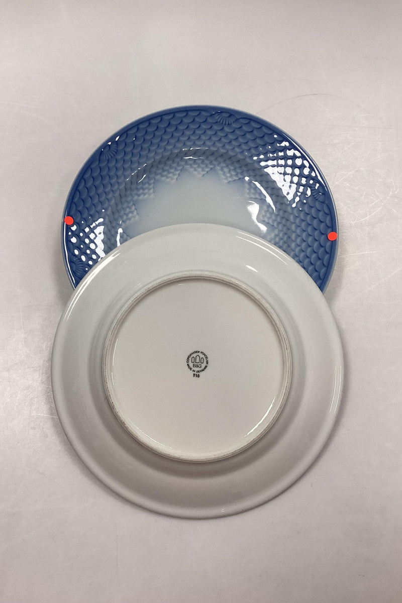 Bing og Grøndahl Blå Tone Hotel Spisetallerken No. 716/1009 - SKÅRET