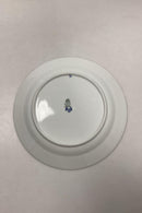 Bing og Grøndahl Blåmalet Musselmalet Riflet Spisetallerken No. 25