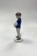 Bing and Grondahl Figurine Boy with Sailboat No. 2380