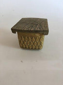 Bing og Grøndahl Jens Quistgaard Smørkrukke med Trælåg fra Relief Serien