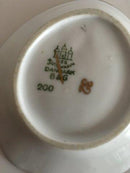 Bing & Grondahl Möwe mit goldener Butteruntertasse / Kaviarschale Nr. 200