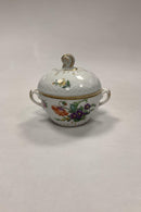 Bing og Grøndahl Saksisk Blomst, Hvid Stor Sukkerskål No. 94