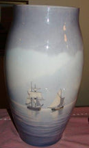 Bing and Grondahl Unique Ship Vase by Ellias Pedersen