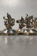 Bordkortholdere  Sterling Sølv Sæt 10 Stk.