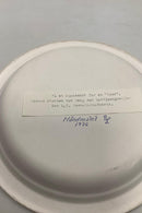 Royal Copenhagen Blue Fluted Cardboard Plate from 1976