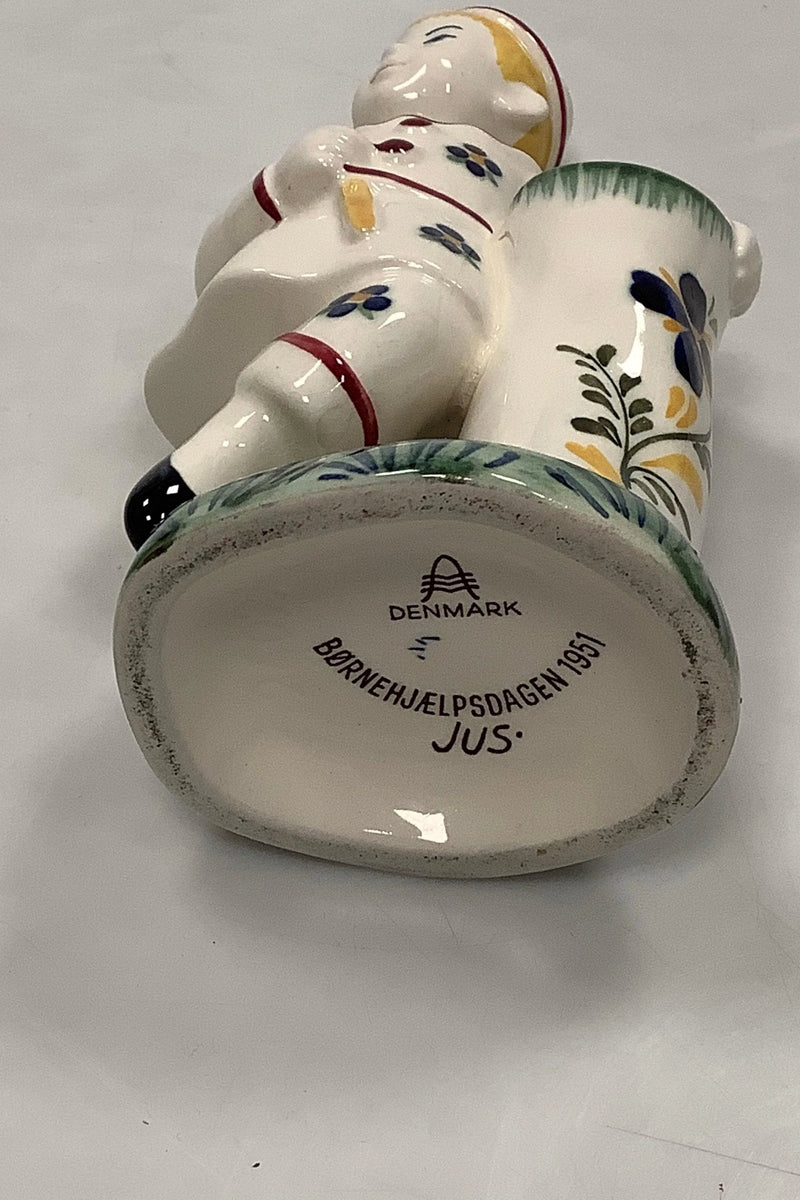 Aluminia Børnehjælpsfigur Bajads 1951