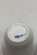 Royal Copenhagen Weiß Institution Becher mit blauem Rand