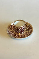 Carl Tielsch / Altwasser Mocca Cup decorated with flower friezes in red and gold. From 1875-1909