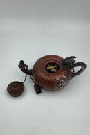 Gorham Mixet Metal Sølv / Kobber Olie Lampe Art Nouveau