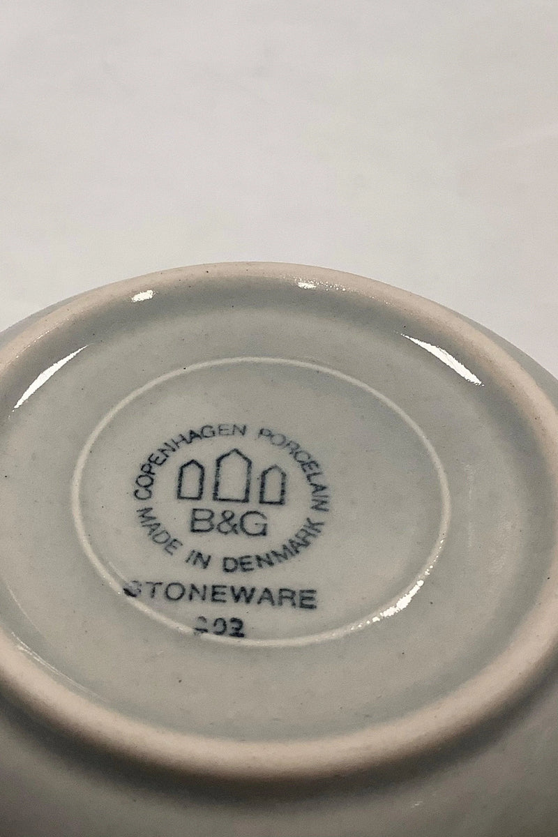 Bing og Grøndahl Stentøj Columbia Sukkerskål med Låg No 302