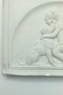Bing und Grondahl Plätzchenteller Amor streichelt den treuen Hund Nr. 72