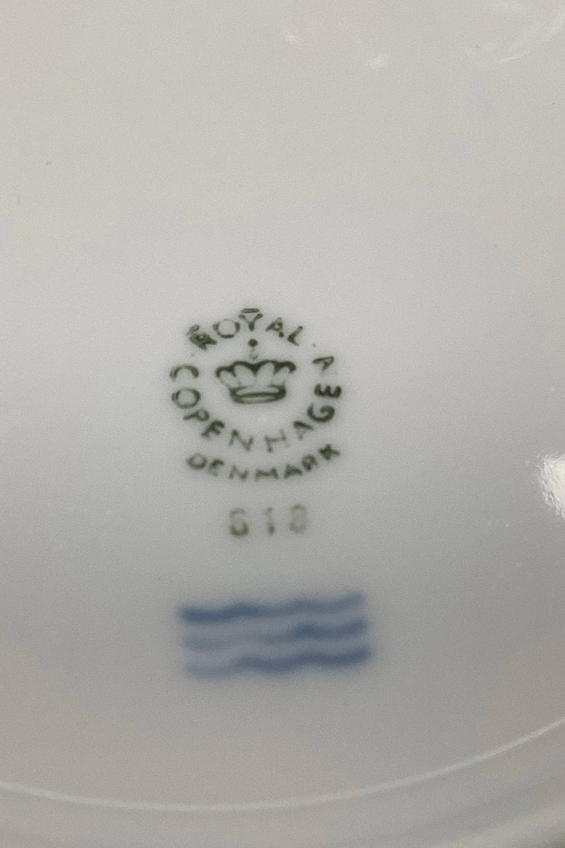 Royal Copenhagen hvid Josephine Kagetallerken No. 618