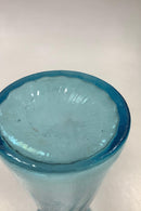 Hyazinthenglas in Türkisblau von Fyns Glasværk