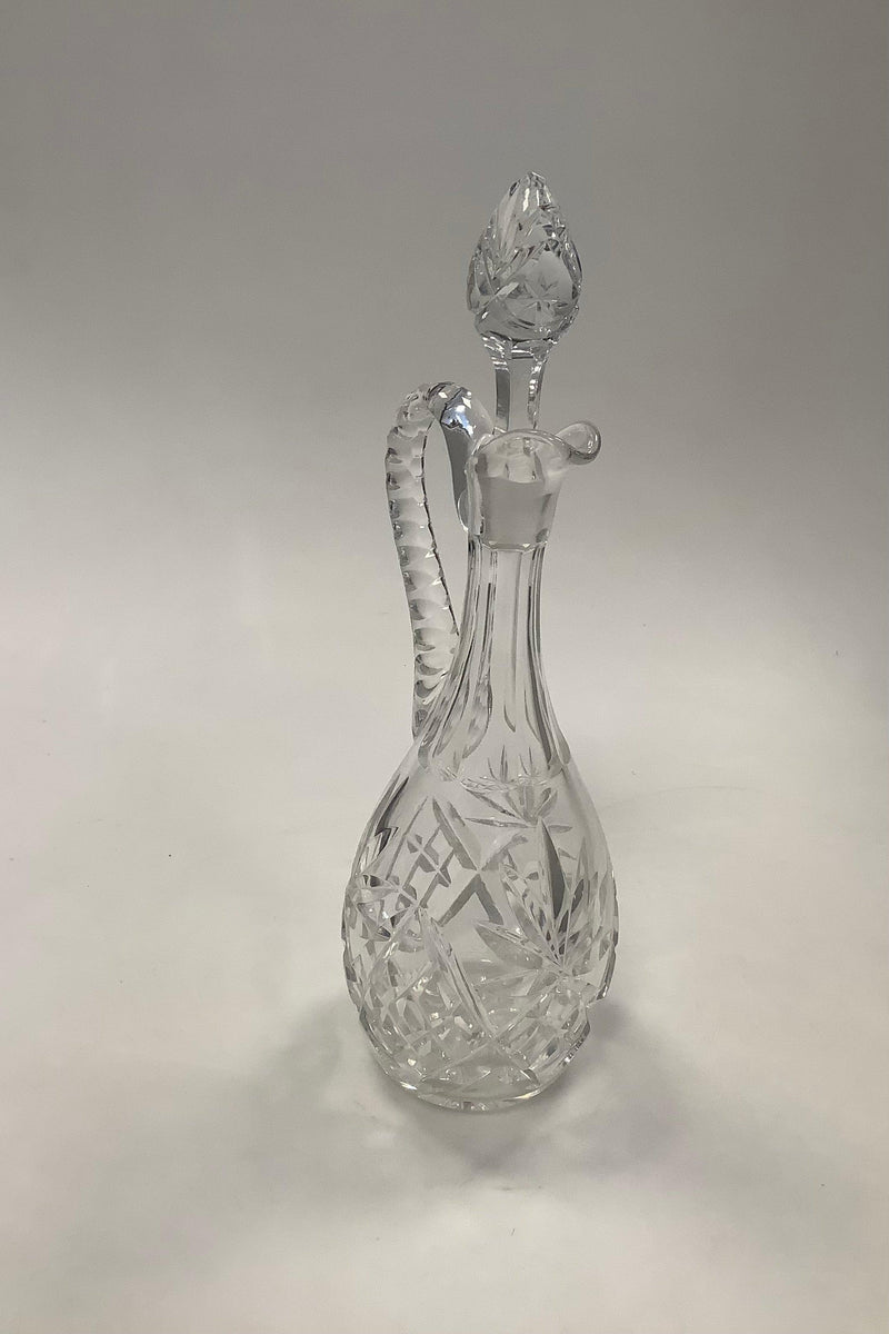 Dansk / Holmegaard Glas Karaffel med håndtag