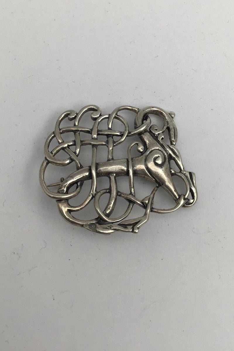 Dansk Museums kopi Viking Sterling Sølv Broche