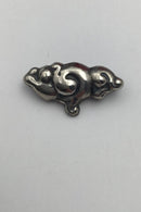 Dansk Sølv Art Noveau Broche (Bindesbøll-stil)