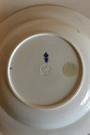 Derby Fajance dyb tallerken/platte med blomsterdekoration i rød, blå, grøn og guld