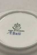 ビング＆グロンダール ブルーペインテッド／ブルーフルーテッドケーキプレート