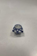 Royal Copenhagen Blaue kannelierte Vase mit Schnecken Nr. 1045