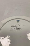 Royal Copenhagen Privat gemalt Flora Danica Fisch Teller Nr 3549