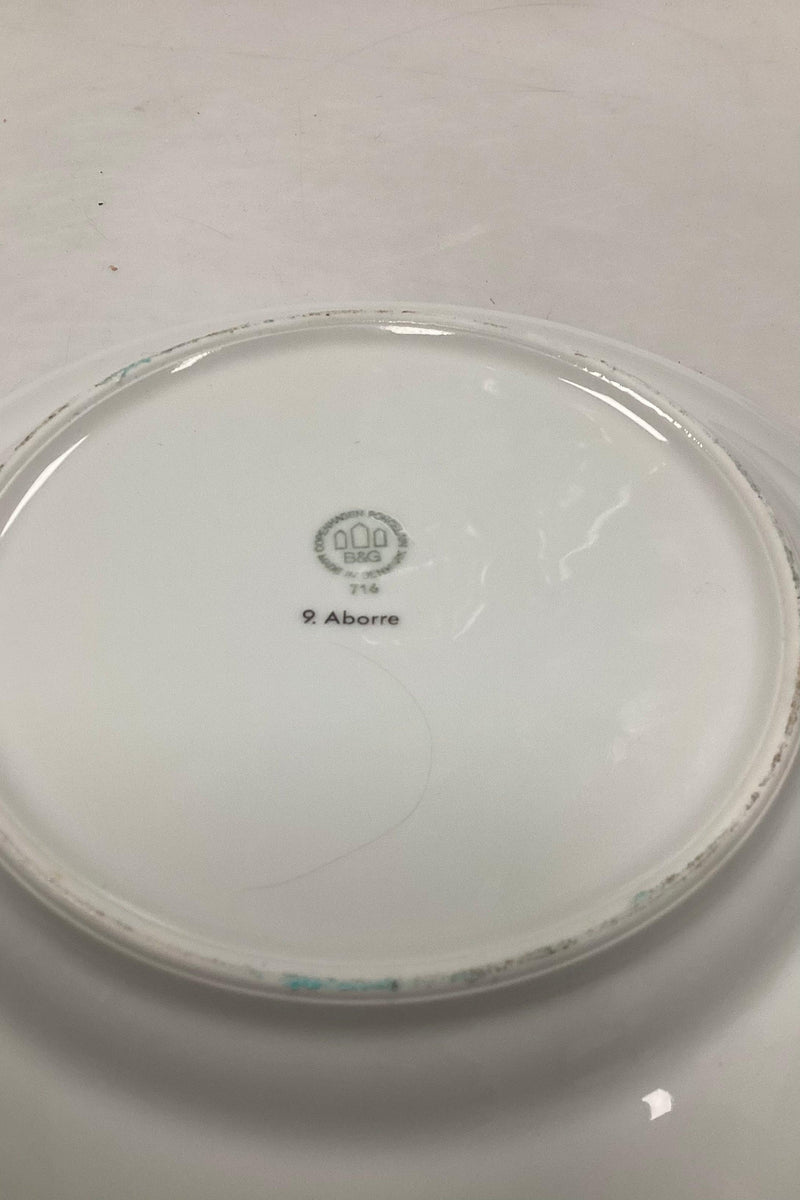 Bing and Grondahl Blue Tone Fish Plate Motif 9 Perch No. 716