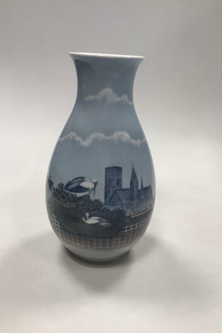 Bing og Grøndahl Art Nouveau Vase med Stork No 560 / 368