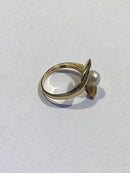 Edvard Berg 14K Guld Ring med perle