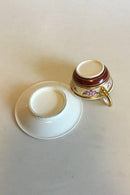 Empirekop dekoraeret med roser og guld. Antageligt Russisk. Fra 1860-1880