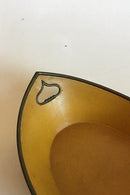 English Bread Basket of Yellow painted metal