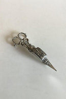 Engelsk Saks i Sølvplet til starinlys fra 1880-1890 af Gilbert