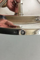 Et par lysestager af Sølv. Mesterstempel H.J.