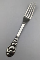 Evald Nielsen Sølv No. 4 Sølv Middagsgaffel