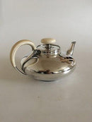 F. Hingelberg Sterling Sølv Tekande No 33114 med Greb af Elfenben