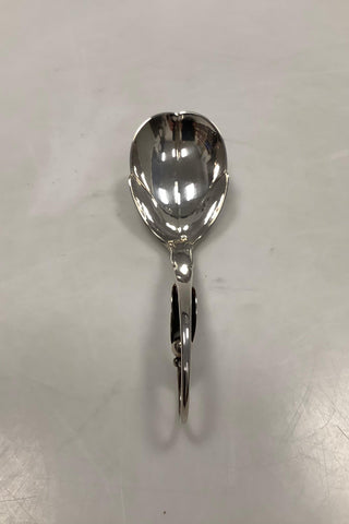 Georg Jensen Sterling Silver Ornamental Serving Spoon No 21