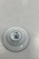 Royal Copenhagen Privat gemalt Flora Danica Kaviar Schale Nr. 3501